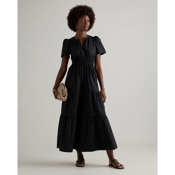 Quince Dresses & Skirts - Quince Black Maxi Dress- XL Like New!